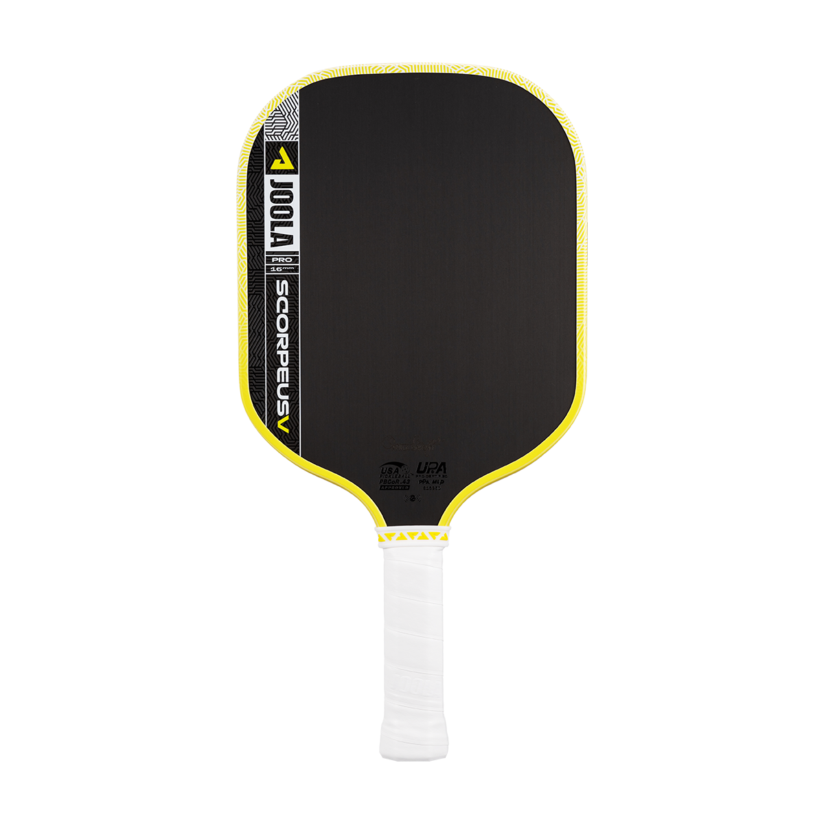 JOOLA Scorpeus Pro V Anna Bright JOOLA Yellow 16mm Pickleball Paddle