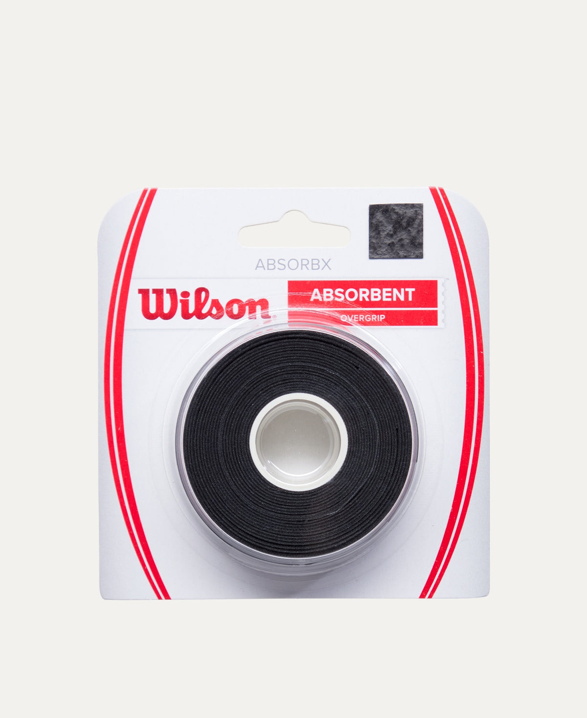 Wilson AbsorbX Overgrip Tennis BLACK 3 Pack