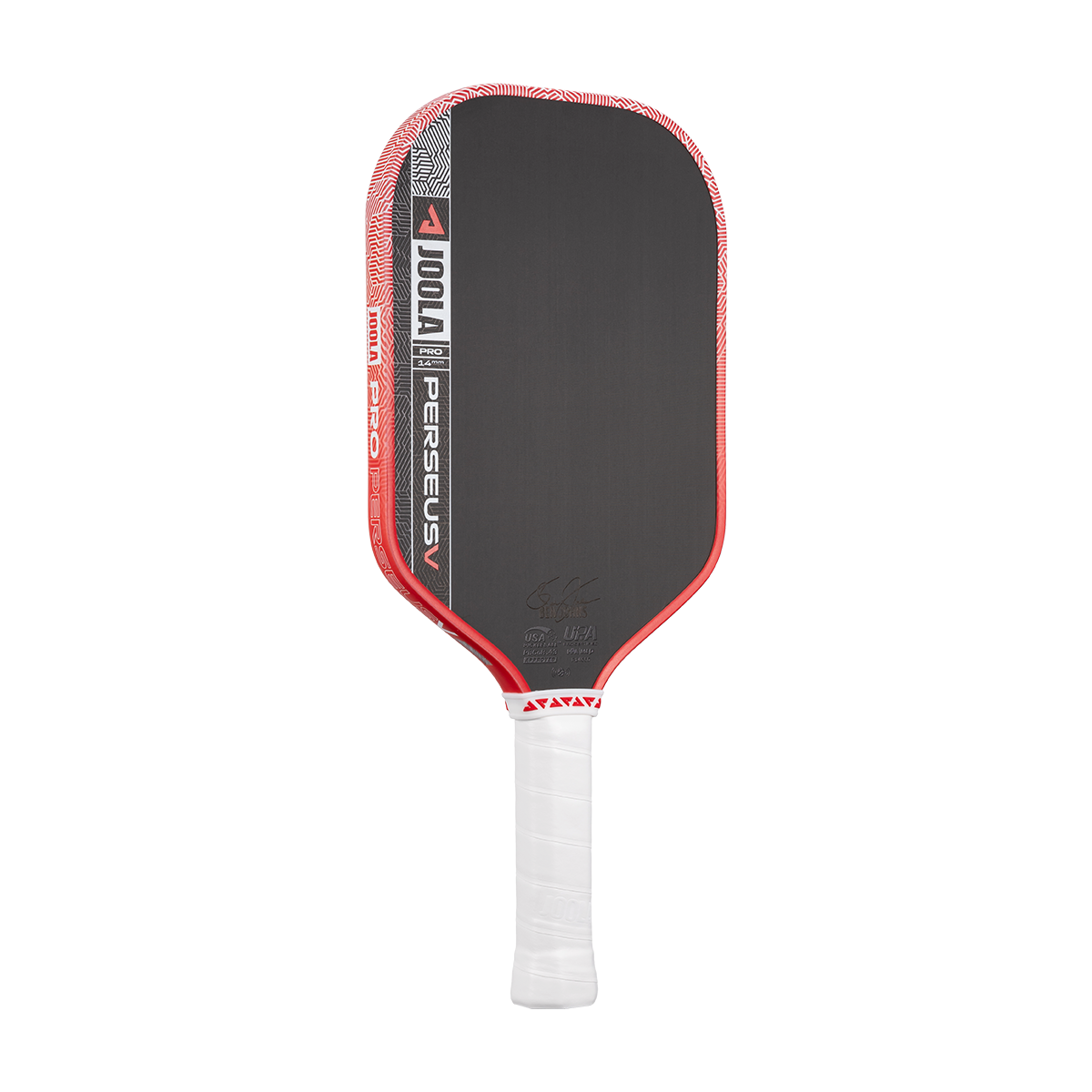 JOOLA Perseus Pro V Ben Johns Blaze Red 14mm Pickleball Paddle