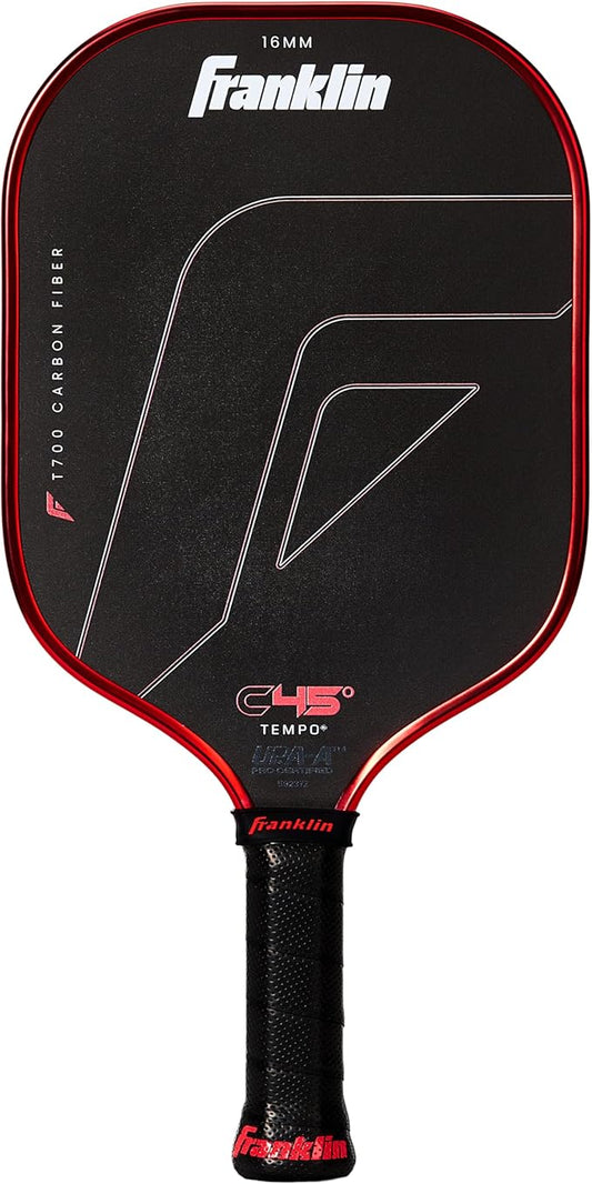 Franklin C45° Carbon Fiber -  Tempo Paddle 16mm (Red)