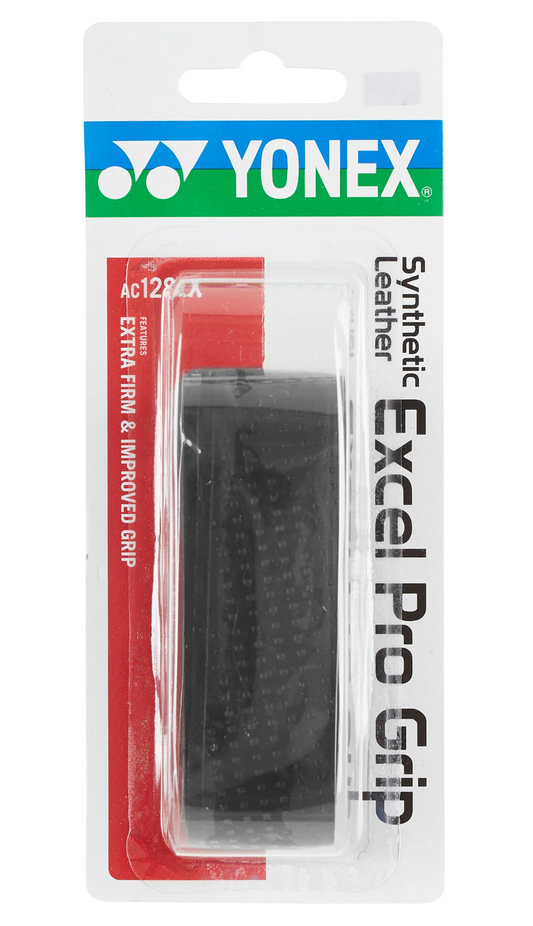 Yonex Synthetic Leather Excel Pro Replacement Grip- Black