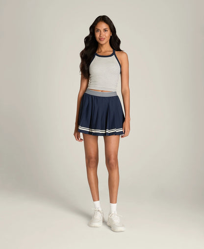 Wilson Split Pleat Skirt