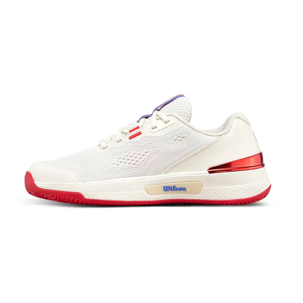 Wilson Intrigue Pro USO Women's Tennis Shoe -  Tofu and Amparo Blue